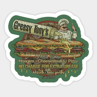 Greasy Tony's 1968 Sticker